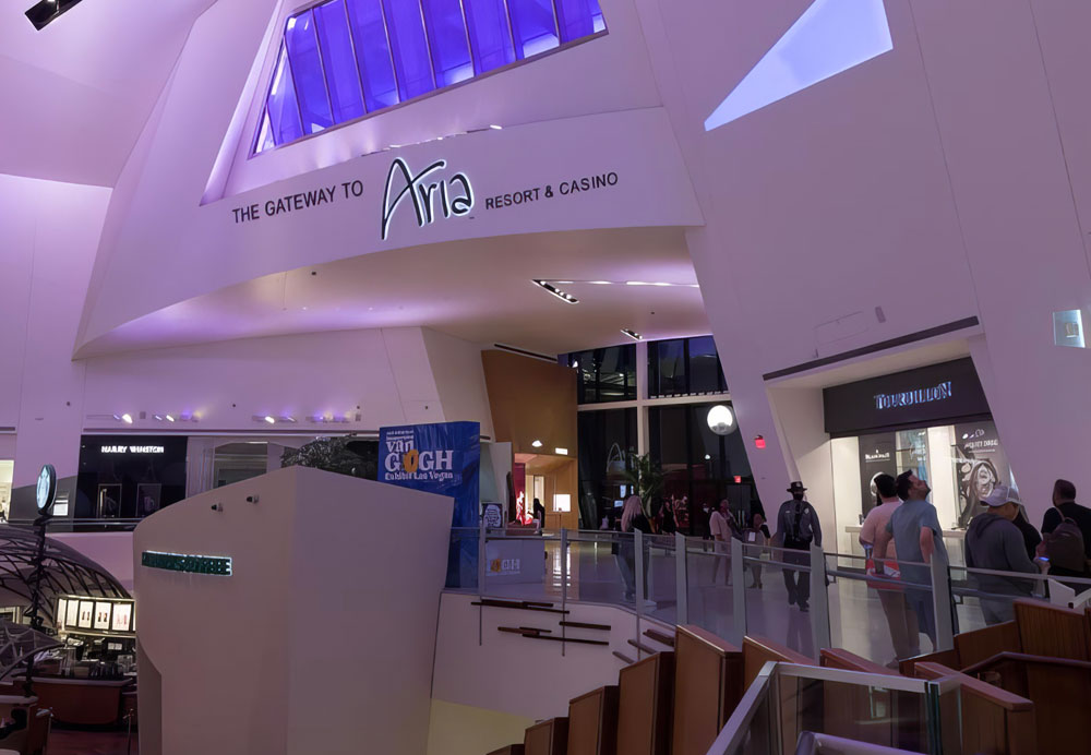 Aria Entrance From Cosmo