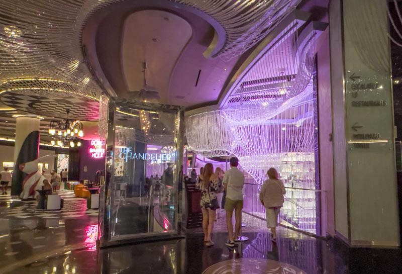 Cosmopolitan Chandalier Lounge