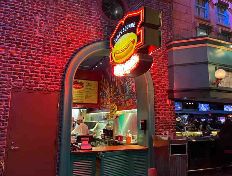 Times square hot dogs
